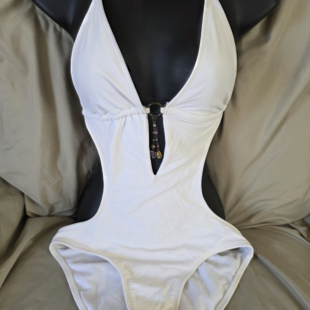 No Boundaries White One Piece Swimsuit